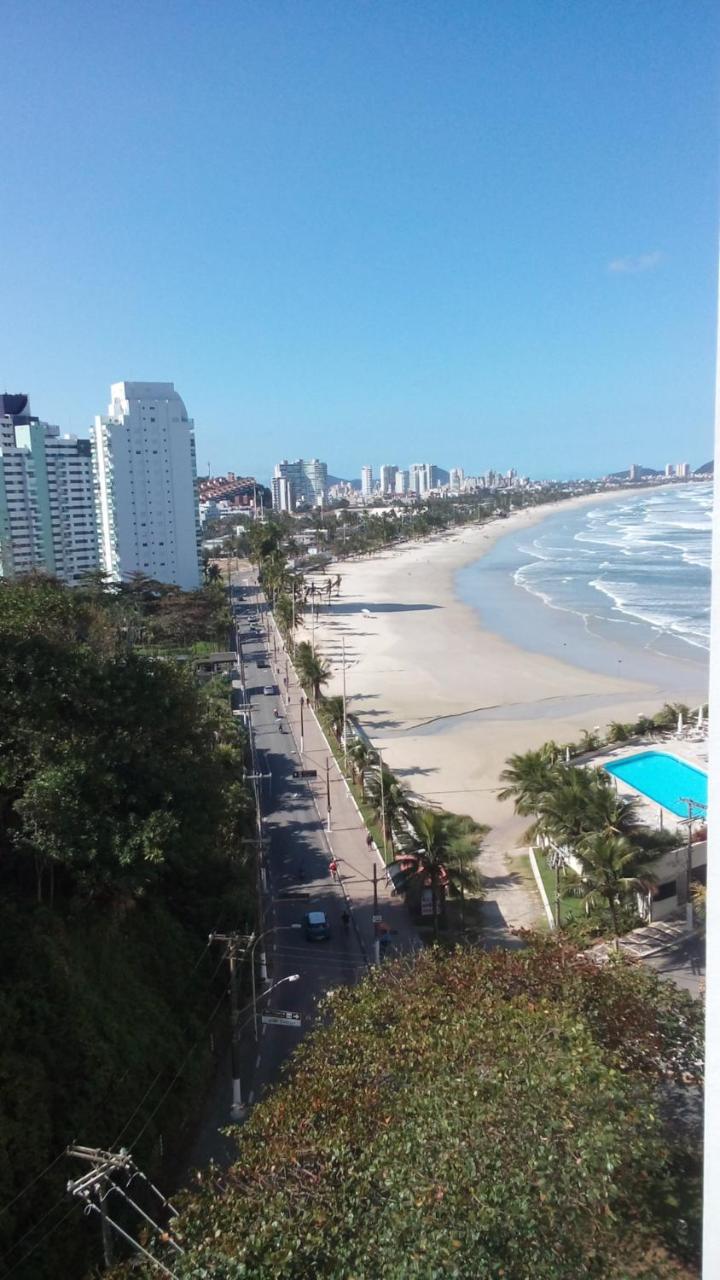 Apartamento Frente Para O Mar ,50 M Da Praia , Ar Condicionado Todos Quartos Guarujá Kültér fotó