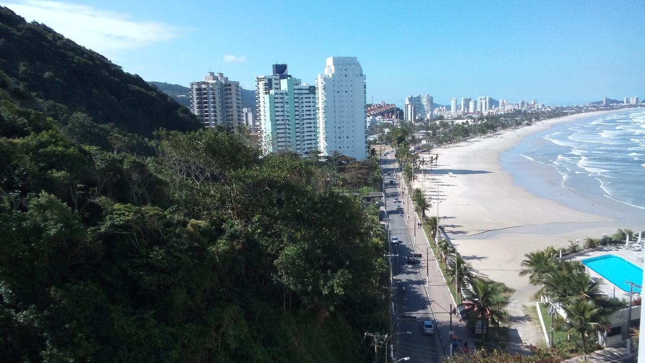 Apartamento Frente Para O Mar ,50 M Da Praia , Ar Condicionado Todos Quartos Guarujá Kültér fotó